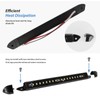 Dream Lighting Caravan Awning Exterior LED Light Black 12v Campervan