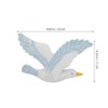 3Pcs Seagull Figurine Garden Bird Statue Small Seagull Birds Ornaments