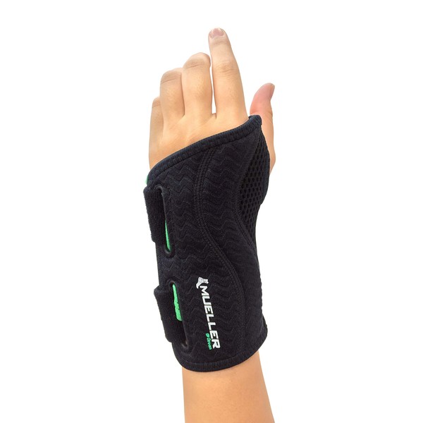 Mueller 55038 Fitted Wrist Brace, For Left Hand, S-M Size (Wrist Circumference: 4.7 - 7.9 inches (12 - 20 cm), Genuine Japanese Product