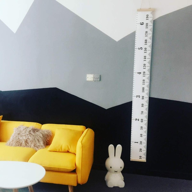 Smilerain Height Measuring Device, Children's Height Scale, Wall Hanging, Children's