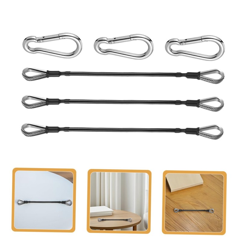 BESPORTBLE 3pcs Cable Machine Attachment: Fitness Equipment Accessories for Gym