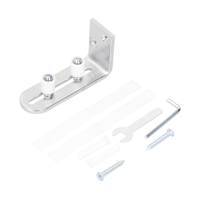 Barn Door Bottom Floor Guide with Bearing Sliding Door Roller