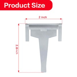2 Pack DA61-06796A Refrigerator Clip Drain Evaporator Replacement-Replace DA61-06796A, 2683162, AP5579885, PS4145120, EAP4145120