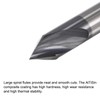 sourcing map AlTiSin Centre Drill Bit 6 mm 6 mm