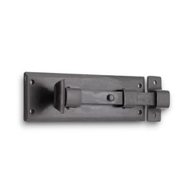 Infinity Decor Vintage 6” 150mm Beeswax Straight Iron Fish Tail Bolt Door Latch - Heavy Duty Blacksmith Security Privacy Lock - for Doors and Windows
