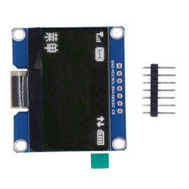 7Pin 1.54in IPS Display Module SPD0301 Drive IC 128X64 SPI Interface Flexible IPS Display for Automation Machine 3.3V‑5V MRC129A White