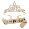 Coronas Y Faja De Feliz Cumpleaños Regalos De Cumpleaños