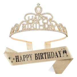 Coronas Y Faja De Feliz Cumpleaños Regalos De Cumpleaños