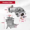 NIMTEK 390323 Carburetor with Ignition Coil for BS 394228 7HP