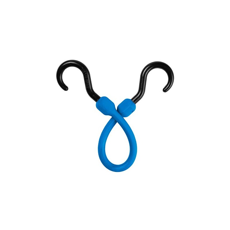 PerfectBungee Easy Stretch Cord, 12 inches (30 cm), Blue