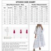 utcoco Womens Lace Embroidered Eyelet Maxi Dresses 3/4 Trumpet Sleeve