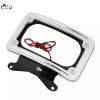 Unbranded Curved Laydown License Plate Mount Frame LED Light For