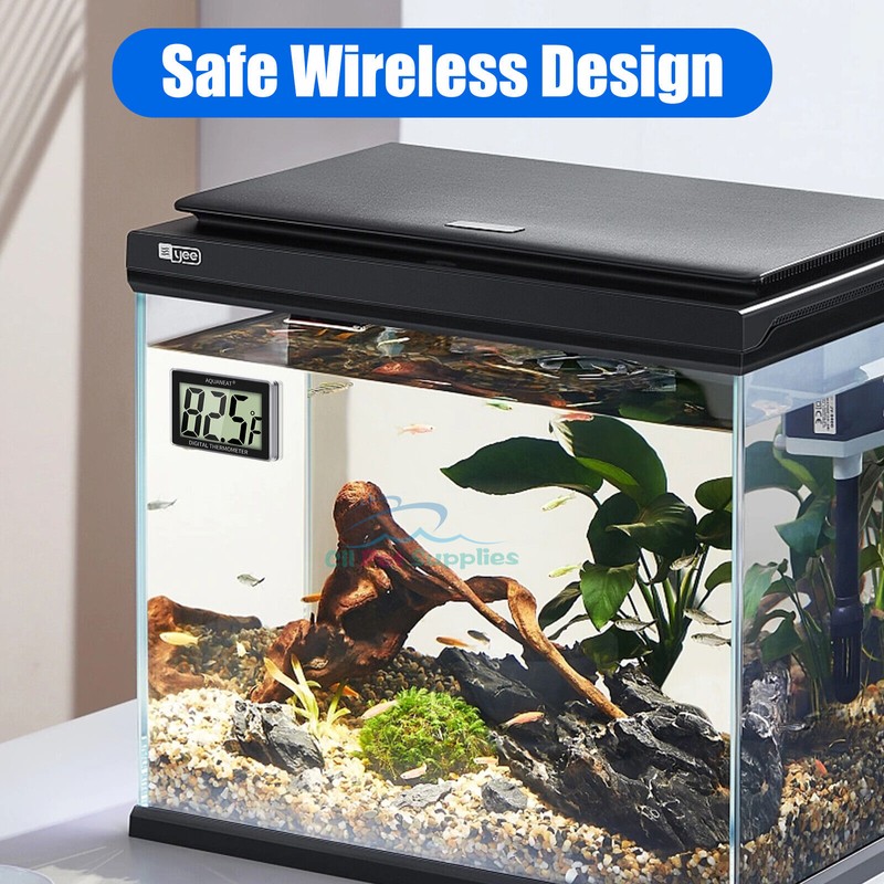 AQUANEAT Aquarium Thermometer, Fish Tank Thermometer, Wireless Thermometer
