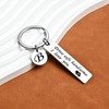 OUMILAN Drive Safe Keychain 26 Letters Keychain Gifts for Boyfriend