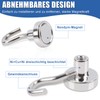 FPMYB Pack of 20 Magnetic Hooks, Extra Strong Magnetic Hooks,