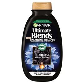 Garnier Ultimate Blends Magnetic Charcoal Shampoo - 300ml: Detoxify and Revitalize Your Hair