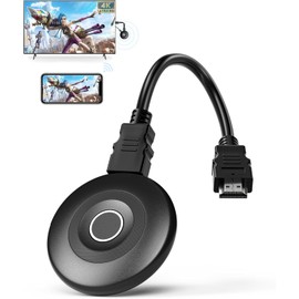 4K Wireless HDMI Display Adapter, 2.4/5G HDMI WIFI Dongle Adapter Connector, Wireless Receiver Streaming Miracast DLNA Airplay Video Audio for Phone Android i-OS Windows MacOS to TV Monitor Projector