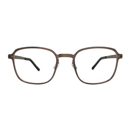 ProEyes Longitude 7, Progressive Blue Light Blocking Screwless Readers, Anti-Reflective, 0 Power on Top Lens (Brown, 1.25)