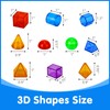 Odoorgames 60 Pieces 3D Shapes for Teaching - Geometric Solids