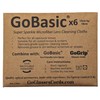 GoBasic Super Sparkle Microfiber Lens Cleaning Cloths (6)