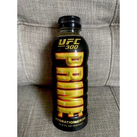 PRIME Hydration UFC 300 Limited Edition Release Bottle, Full 16.9 Oz Drink NEW
