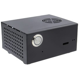Geekworm X825-C8 Enclosure Only Support X825 V2.0 2.5" SATA SSD/HDD Shield & Raspberry Pi 4 & X735 (Raspberry Pi / X825 / X735 Not Included)