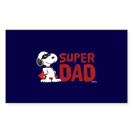 CafePress Super Dad Sticker (Rectangle 50 pk)