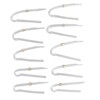 10pcs Preformed Earmold Hearing Aid Tubes Professional BTE Hearing Aid