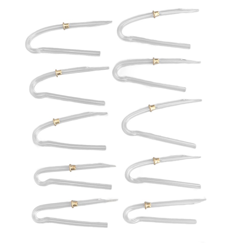 10pcs Preformed Earmold Hearing Aid Tubes Professional BTE Hearing Aid