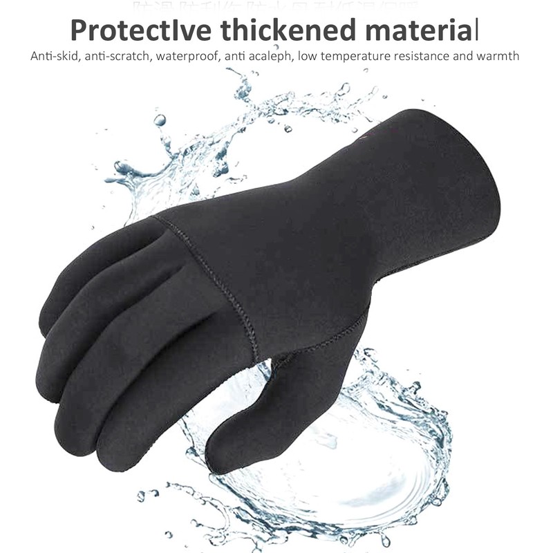 5MM Diving Glove Antiskid Handguard Snorkeling AntiScratch Keep Warm Sport
