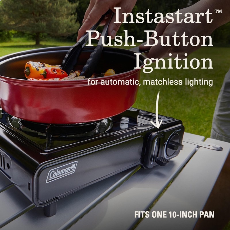 Coleman Classic 1-Burner Butane Stove, Portable Camping Cooktop with Carry
