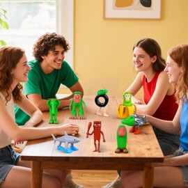 YouthLoxus Italian Brainrot Toys Set, 8 Pcs Italian Brainrot Figure, Brain Rot Toys Creative Shark Monkey and More for Kids Adults, Creative Desk Decorations Gifts for Fans,Colleagues,Friends