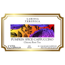 Pumpkin Spice Cappuccino Chicory Root Tea (Single Serve K-Cup Pods) (12 pods, ZIN: 578148)