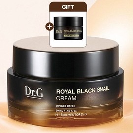 Dr.G Miracle House Dr. G Royal Black Snail Cream 50g+15g Additional Moisture Moisturizing Elasticity Cream Latest Manufactured Product 444392 / 미라클하우스 닥터지 로얄 블랙스네일크림50g+15g추가 수분 보습 탄력크림 최신제조상품 444392