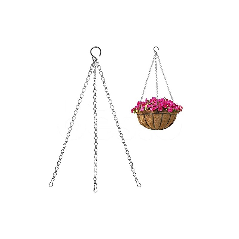 Orbitron 14" Hanging Basket Chain Replacement Easy Fit Spare Metal