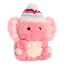 Aurora® Festive Rolly Pet™ Andi Axolotl™ Stuffed Animal - Adorable Companions - On-The-Go Fun - Pink 5 Inches