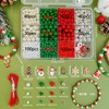 586Pcs Christmas Clay Beads Bracelet Making Kit Friendship Bracelet Kit