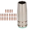 1 Shroud & 25 x 1.0mm Contact Tips MIG Welding