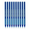 TOPGRIP Ballpoint Pens, BLUE, Fine Point (0.7mm), Pack of 10,