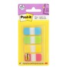 Post-it Tabs, .625 x 1.5 Inches, 4 Colors, 10/Color, 40/Dispenser