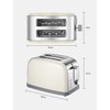 Yabano Retro Bagel Toaster - 2 Slice, 2 Extra Wide