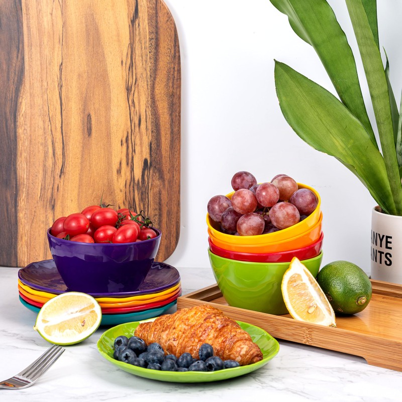 ZAINCA Melamine Small Bowls - 12 Oz Mini Bowl Set