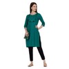 Ramkudi - Cuello de algodón liso con costuras rectas para