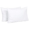 TILLYOU Toddler Pillowcase 2 Pack - Fits Pillow Sized 13" x 18" Silky Soft Microfiber, for Boys and Girls,14" x 20",Pure White