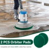 Cleaning Orbiter Pads 437.056 for Oreck 550MC Orbiter Floor Machine,