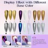 Decoración Uñas Polvo Cromo Efecto Espejo Colores Pigmentos Unas Manicura