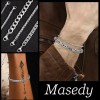 Pulseras Hombre Acero Inoxidable 12 Piezas Plata Joyería