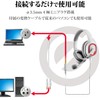 ELECOM HS-G30WH Wired Gaming Headset, Over-Ear, 2m, Lightweight Model, White