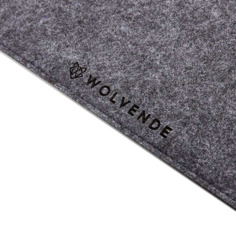 Wolvende Premium Felt Desk Mat | Medium 30cm x 90cm