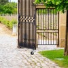 Ronlap Gate Wheels for Wooden Gate, Gate Caster Wheel Spring